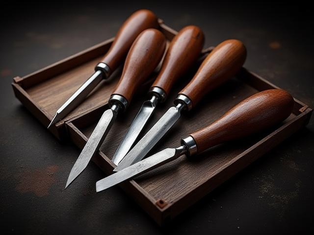 プロフェッショナル向け彫刻ノミセット