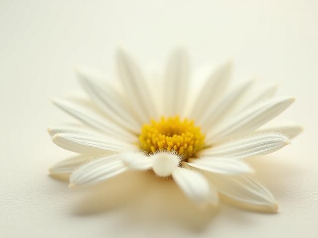 繊細にプレスされたエーデルワイスのクローズアップ